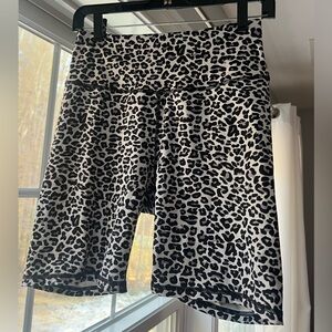 Leopard Print 7” Women's Bike Shorts